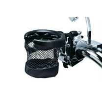 Kuryakyn 1738 Black Universal Drink Holder Gloss Black Motorcycle Accessory