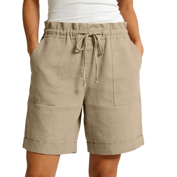 Women 5'' Quick Dry Running Athletic Shorts High Waisted Workout Gym Split Drawstring Short with 2 Pocket