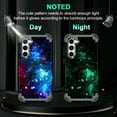 thumbnail image 2 of Casetego for Samsung Galaxy S23 Case,Glow in The Dark Three Layer Heavy Duty Shockproof Hard Plastic Bumper +Soft Silicone Rubber Protective Case,Blue Sky, 2 of 7