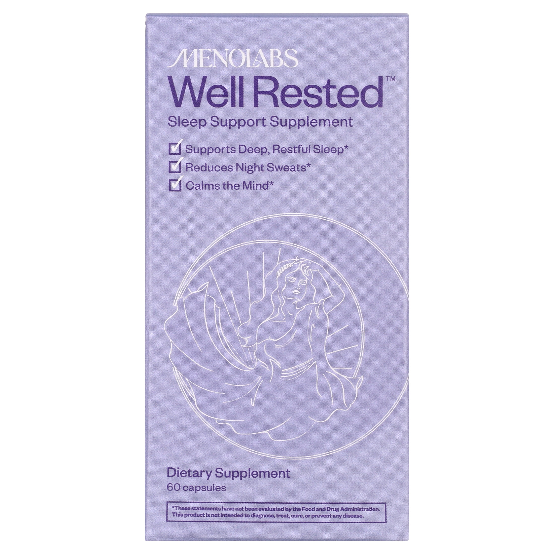  MENOLABS Well Rested All Natural - Supports Healthy