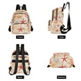 thumbnail image 4 of FORMRS Mini Backpack Purse for Women Travel Daypack Casual Shoulder Bag, Orange Starfish, 4 of 7