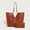brown, variant on Large Capacity Cowhide Leather Tote Bag for Women with Magnetic Snap Closure, Embossed Detailing, Adjustable Strap for Daily Commute, Office, and Casual Weekend Outing, Black.