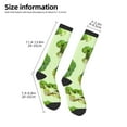 thumbnail image 2 of Yiaed Broccoli 3 Print Great elasticity Adult Stockings Sports socks for Men and Women, 2 of 6