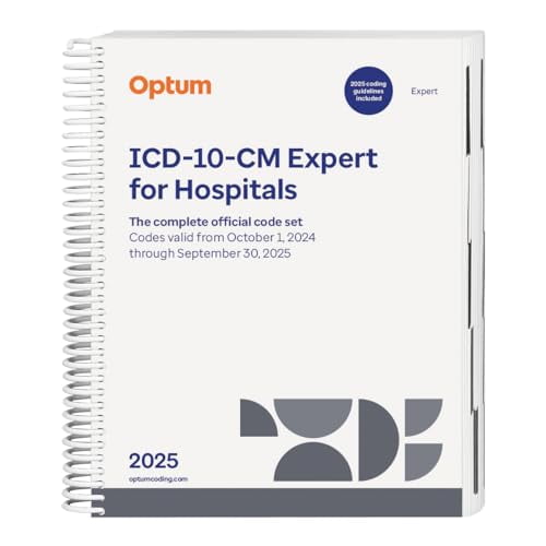 Pre-Owned 2025 ICD-10-CM Expert for Hospitals with guidelines (Spiral), 9781622549399, 1622549392, Paperback,