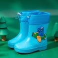 thumbnail image 2 of Gunia Little Boys Girls Rainboots Cartoon Dinosaur Baby Design Outerwear Cute Short Term Water Shoes Rain Boots, 2 of 4