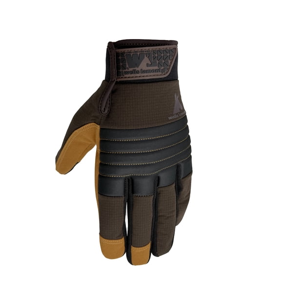 Wells Lamont Mens Work Gloves, Synthetic, Brown, X-Large