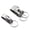 A&B, variant on 2 Pcs Belt Key Holder Clips,Stainless Steel Security Belt Clip Keychain,Quick Release Clip-On Holder with Detachable Key Ring,Heavy Duty Belt Keyring for ID Badge,Keys or Small Tools