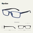 thumbnail image 2 of OPULIZE Lunettes de Lecture Unisexes Lumière Bleue 2 Pack, 2 of 8