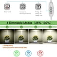 thumbnail image 4 of Indoor Garden Led Grow Light:Herb Kitchen Garden Grow Kit - House Plant Growing Lamps Growing System with Timer -4 Dimmable Modes, 4 of 7