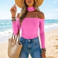 ChaoHeng Womens Tops Trendy 2026 Womens Casual Tops Cotton Off Shoulder ...
