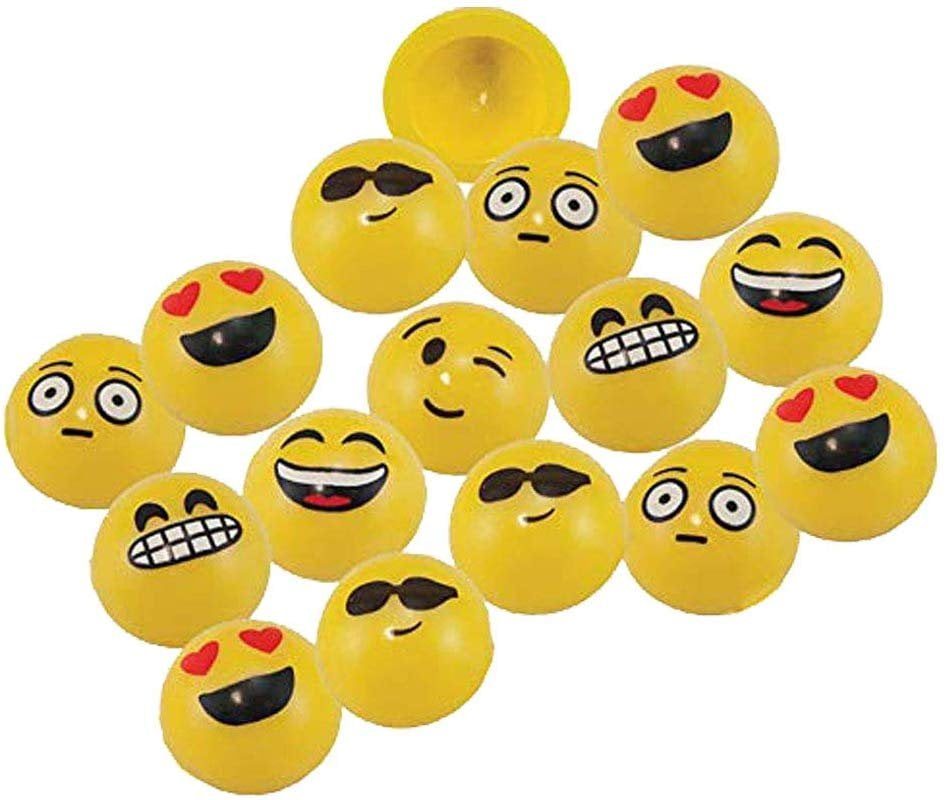 2 PACKETS of HAPPY FACE SMILEY STICKERS EMOJI BIRTHDAY PARTY LOOT BAG TOYS 