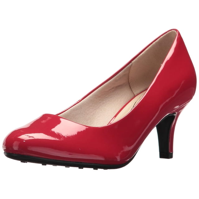 Zapatos de Tacón Parigi para Mujer LifeStride Rojo Fuego Charol Talla 11 M