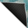 thumbnail image 3 of Addison Rugs Chantille Indoor/Outdoor Transitional Circles Emerald Washable Rectangle Rug, 5' x 7'6", 3 of 6