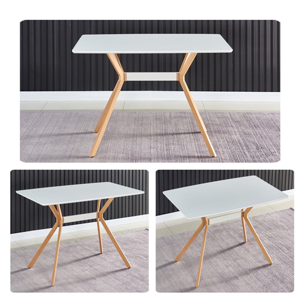 Kepooman Dining Table, Kitchen Table, Kitchen Breakfast Dining Table for Dining Room Kitchen Office, White Kepooman Dining Table, Kitchen Table, Kitchen Breakfast Dining Table for Dining Room Kitchen Office, White