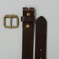 thumbnail image 2 of 1 3/8" (34mm) Snap On Standard Plain Top Leather Jean Belt, 2 of 3