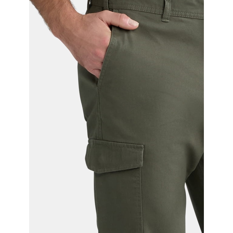 George Men's Brushed Cotton Twill Cargo Pants photo 4