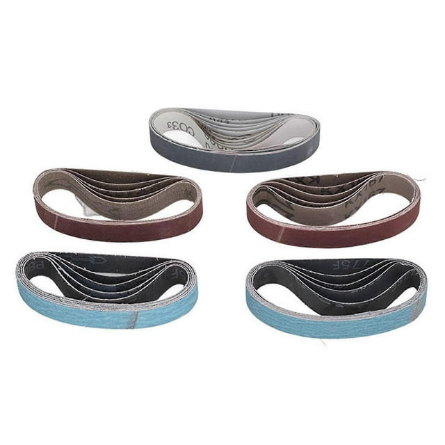 Assortiment de 30 bandes abrasives pour affûteur de couteaux, papier de verre, grain 80, 120, 240, 400, 800, 1000, 1/2 po, 12 po
