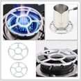 thumbnail image 5 of CIMAXIC Gas Stove Pot Rack Brackets Made of Galvanized Plate for Home Use Silver Color 2 Pcs,6.89"X6.89"X0.79", 5 of 5