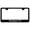 Black, variant on Semper Fi Laser Etched Logo Stainless Steel License Plate Frame (Chrome)