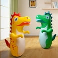 thumbnail image 4 of Children Adult Tumbler Boxing Inflatable Standing Punching Bag Boys Dinosaur Sport Toys Kids Activity Outdoors Game Gift, 4 of 9