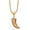 Gold, variant on 18K Gold Plated Tiger Tooth Amulet Pendant 24'' Chain Punk Rock Hip Hop Stainless Steel Necklace for Men Women