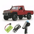thumbnail image 1 of RCGOFOLLOW Voiture Télécommandée en Plastique pour 1/12 Rc Voiture Complète MN MN82 Rc Voiture Pièce Accessoires Rc Voiture Rouge, 1 of 9