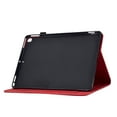 thumbnail image 6 of Allytech Case for Samsung Galaxy Tab S6 Lite 10.4 inch 2022/2020 Model (SM-P610/P613/P615/P619), Auto Sleep Wake Smart Card Slots Pen Holder Magnetic Snap Flip Stand PU Leather Case, Red, 6 of 10