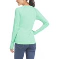thumbnail image 3 of czcpp-Women's UPF 50+ Sun Protection Shirt Long Sleeve SPF UV Shirt Rash Guard Swim Hiking Fishing Tops Lightweight, 3 of 4