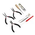 thumbnail image 3 of Jewelry Tools And Supplies, Jewelry Making Tools Sturdy Durable Scissors Tweezers 10Pcs  For Beading For Repairing Jewelry, 3 of 8