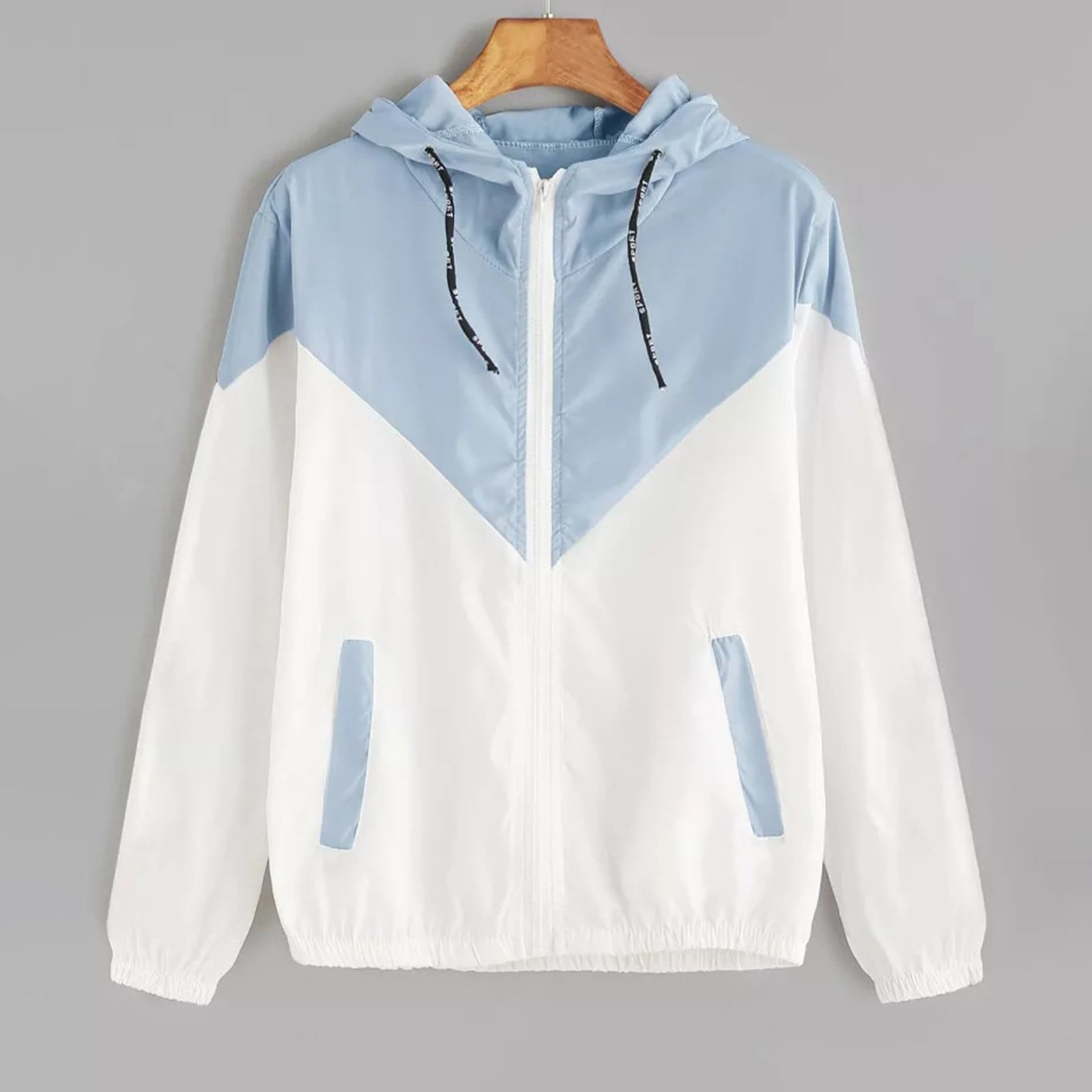 ZVAVZ Clearance Promotion Fall Winte Rain Jacket Women Waterproof Lightweight Adjustable Jacket Hooded Packable Raincoat With Pockets Outdoor Raincoat Windbreaker