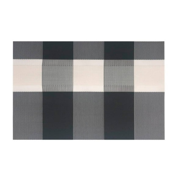Mantel Individual Mainstays 30x45 cm Rectangular Blanco y Negro