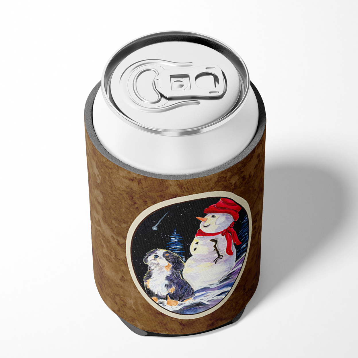 Bernese Mountain Dog Can or Bottle Beverage Insulator Hugger