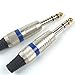 thumbnail image 3 of 2x Straight Male Stereo Phone Plug Guitar Audio Connector Jack 1/4'' Modern, 3 of 4