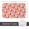 thumbnail image 2 of Sikiie Bunny And Strawberry Print Flannel Anti-slip Floor Mat 16x24in, Thickened Dustproof Entrance Door Mat Floor Mat for Kitchen, Bathroom, Laundry Room, 2 of 7