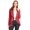 Mauve, variant on Women's Classic Draped Open Front Blazer Casual Workwear Long Sleeve Jacket Mauve L