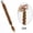 Deep golden brown, variant on Nvzi Braid Wigs (Hair Loop Style) Ponytail Extension - 2 Pcs , Light golden brown, 60.96CM/24in Length, Heat-Resistant Synthetic Hair, Realistic Texture for Women’s Daily Hairstyling,