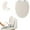 White, variant on KITTEHIGM Toilet Seat, Soft Close Toilet Seat, Soft Comfort Toilet Seats with Quick Release and Quick Attach Never Loosen Easy Install and Clean Sales Online Shopping Or