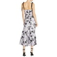 thumbnail image 2 of ML Monique Lhuillier Womens Asymmetric Flounce Midi Dress, 2 of 2