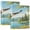 Bald-eagle Landscape, variant on D-shaped Binder with 3 Ring - PVC Waterproof 1.5 in Binder with Clear Pocket, Truck Pattern 1 ，1 pack