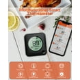 BFOUR Bluetooth BBQ Grill Thermometer, Digital Wireless Meat Probe for
