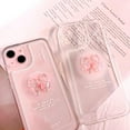 thumbnail image 4 of for iPhone 14 3D Pink Bow Female Girly Sparkling Pretty Crystal Cute Girly Phone case Protective case + Bow Chain, 4 of 13