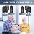 thumbnail image 4 of Blood Pressure Machine for Home Use - 9"-17" M/L & 13"-21" XL Cuffs, 2 Size Cuffs Medium/Large and Extra Large, Accurate Digital Automatic Upper Arm BP Monitor, Large Backlit Display, 2-User Mode, 4 of 5