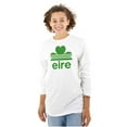 thumbnail image 3 of St Patricks Day Ireland Eire Clover Long Sleeve TShirt Men Women Brisco Brands M, 3 of 6