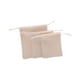 thumbnail image 5 of 3x bolsas de almacenamiento de bolsas de joyería, bolsa de embalaje reutilizable, bolsas de maquillaje cosmética livianas favor beige, 5 of 8
