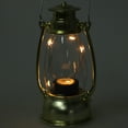 thumbnail image 3 of CIYISON Vintage Hurricane Lantern Battery Operated Hanging Candle Light Retro Antique LED Oil Lamp for Christmas Decoration, 3 of 11