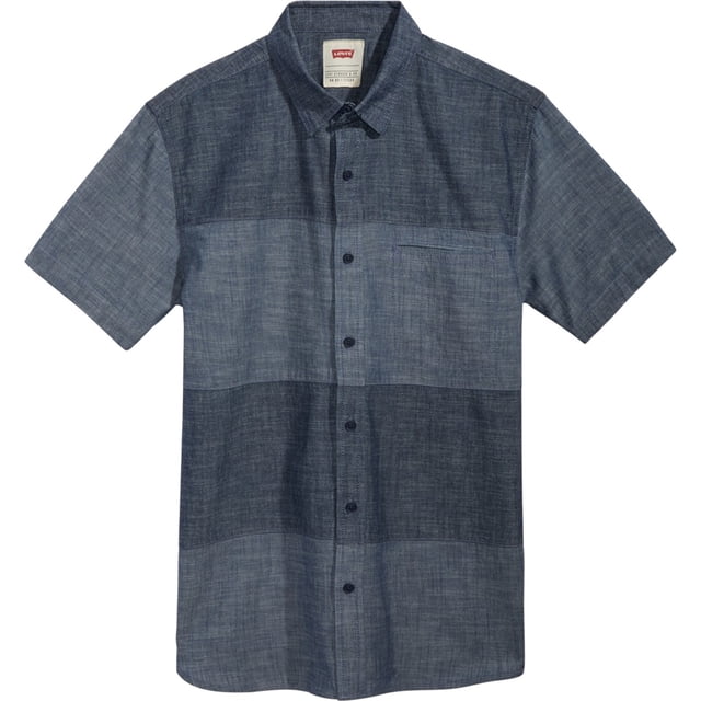Camisa Levi's con Botones de cambray para hombre azul grande Botones al frente