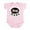Petal Pink, variant on CafePress - ASL: Baby Signs More Infant Bodysuit - Baby Light Bodysuit, Size Newborn - 24 Months