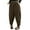 Coffee, variant on HXWCHs Plus Size Mom Jeans Women's Corduroy Harem Pants Loose Fit Straight Leg Casual Trousers Sporty Joggers for Autumn Winter Comfort XXXL/5 Black