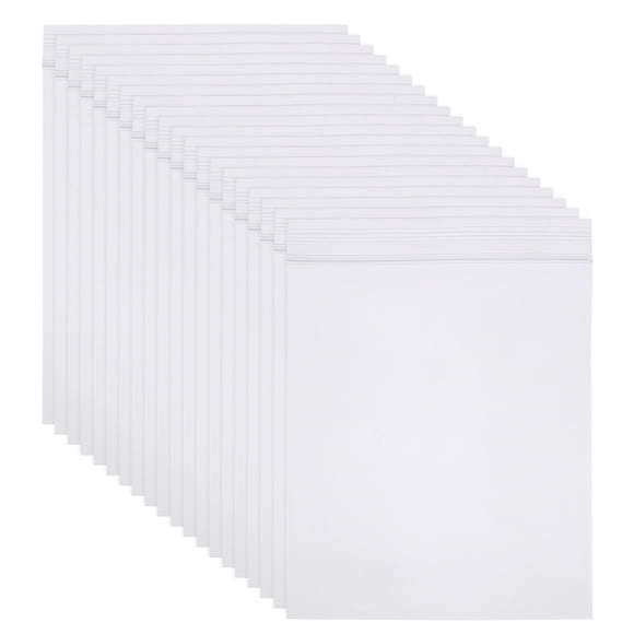 Uxcell 200Pcs Clear Plastic Bags 4" x 3" Zipper Resealable Lock Bags 2.4mil Small Reclosable Poly Bags for Small Business, Jewelry, Storage, Packaging