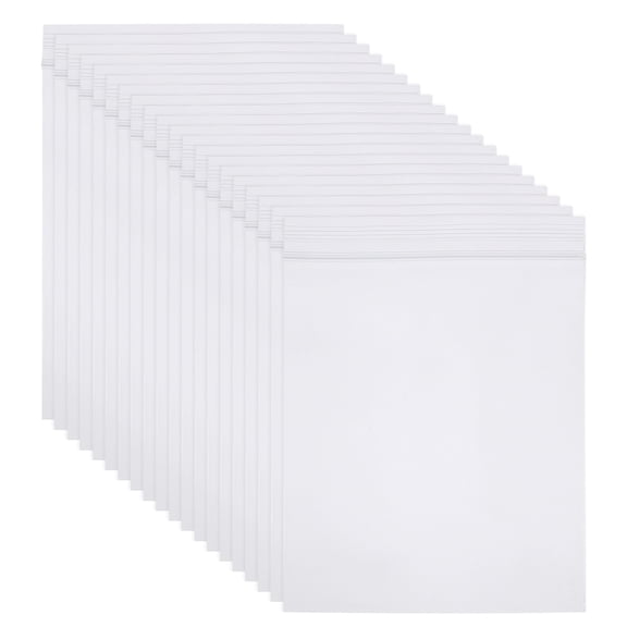 Uxcell 200Pcs Clear Plastic Bags 4" x 3" Zipper Resealable Lock Bags 2.4mil Small Reclosable Poly Bags for Small Business, Jewelry, Storage, Packaging